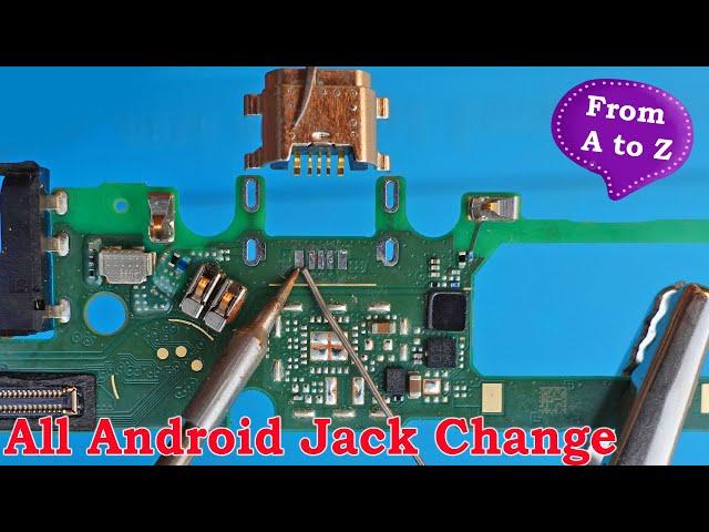 How to change any android mobile phone Micro USB Charging port jack easily