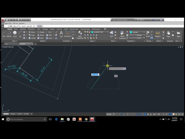 drawing a plot plan in degrees and minutes  - autocad lines in degrees and minutes