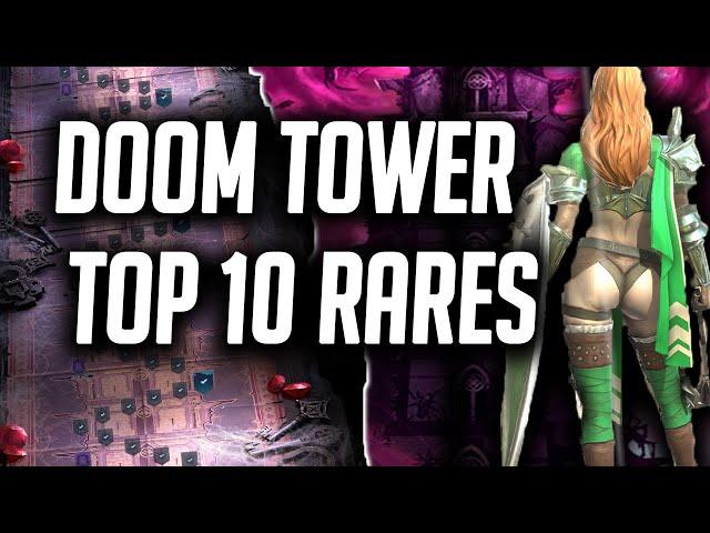 Top 10 Rares for Doom Tower and who to use them against! FTP Tips! | Raid: Shadow Legends