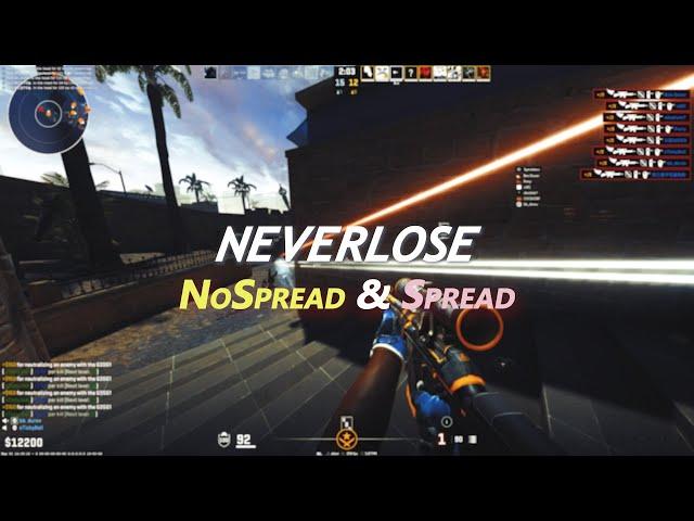 Destroying all in CS2 HVH [ NoSpread and Spread ] ft. NeverLose.сс & @enina.24