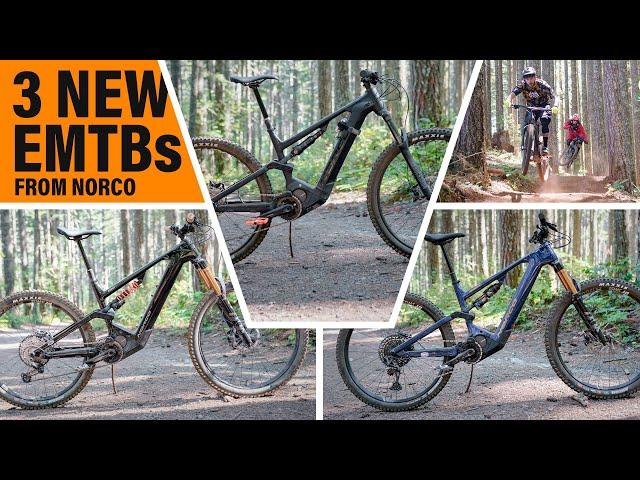 New 2022 Norco VLT eMTB Line. We ride the new Norco Range VLT, Sight VLT and Fluid VLT eBikes.