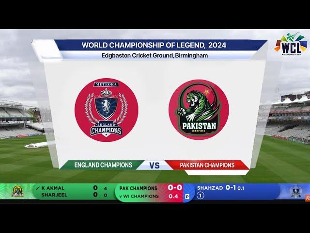  Live: Pakistan Champions Vs England Champions Live | PAK vs ENG | World Championship Legends 2024