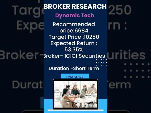 Broker Research on DYNAMIC TECH #share #sharemarket #investing #gmp #ipo