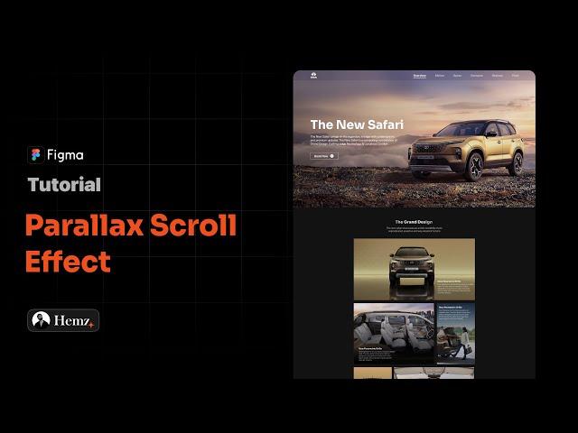 Parallax Scroll effect - Figma Tutorial