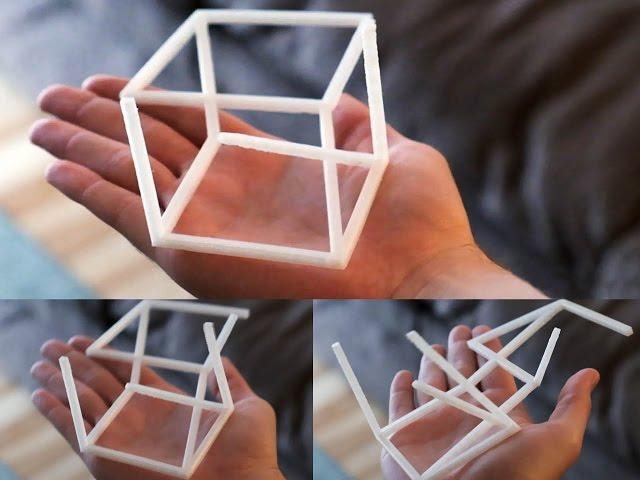 Optical Illusion Cube - 3D Printed