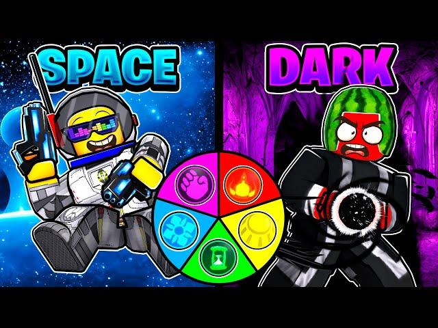 SPACE vs DARK In Roblox Elemental Tycoon