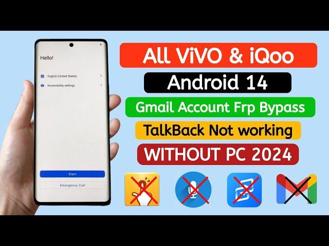 All Vivo & iQoo Frp bypass Android 14 Without Pc | Latest Update 2024.