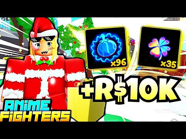 NEW FREE TO PLAY "SECRET" To Farm GOLDEN GIFTS In Anime Fighters! SPENDING $10,000+ ROBUX! | Roblox