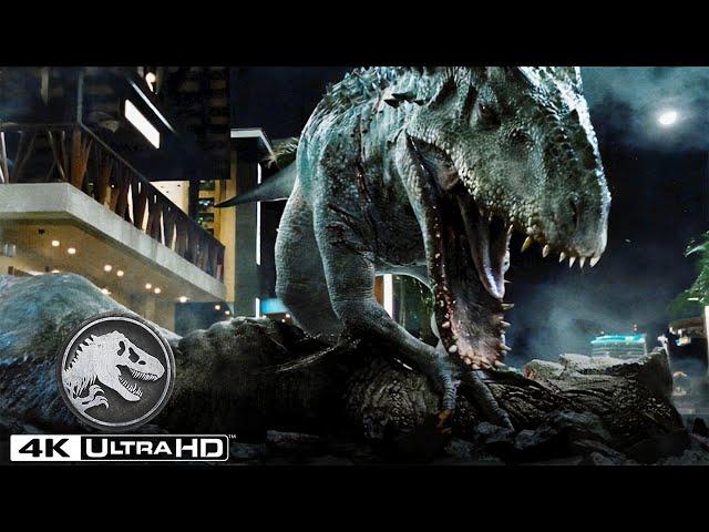 Escena de la batalla final en 4K HDR | Jurassic World