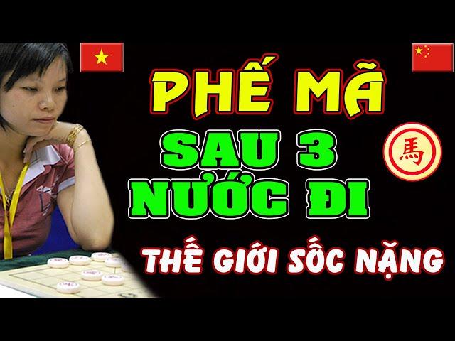 [Cờ tướng hay] Liều lĩnh Phế Mã chỉ sau 3 Nước Đi, Ngô Lan Hương gấy sốc cả Kỳ đàn Thế Giới