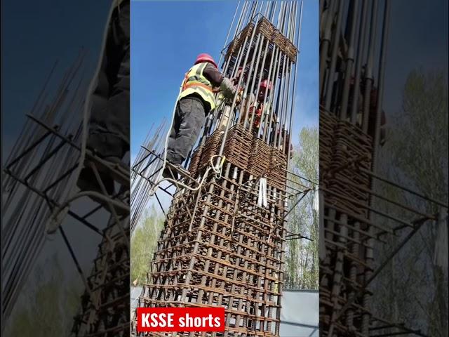 High-rise building columns reinforcement challenges #innovation #learning #construction #subscribe