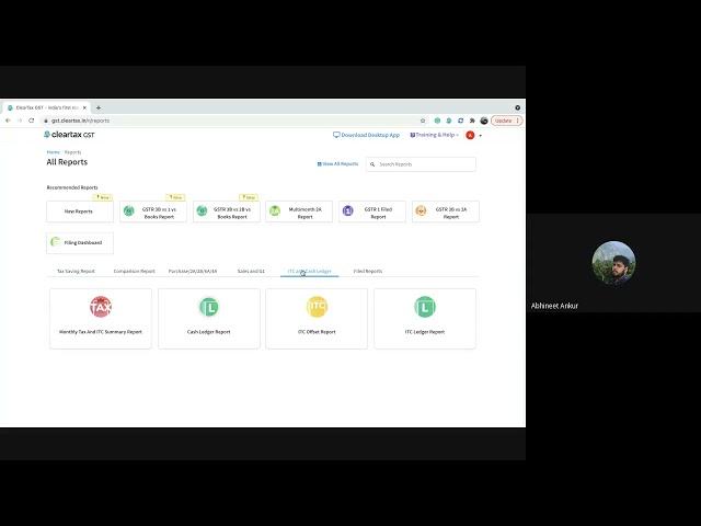 Cleartax GST demo overview