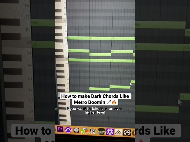 How to make Dark Chords Like Metro Boomin 