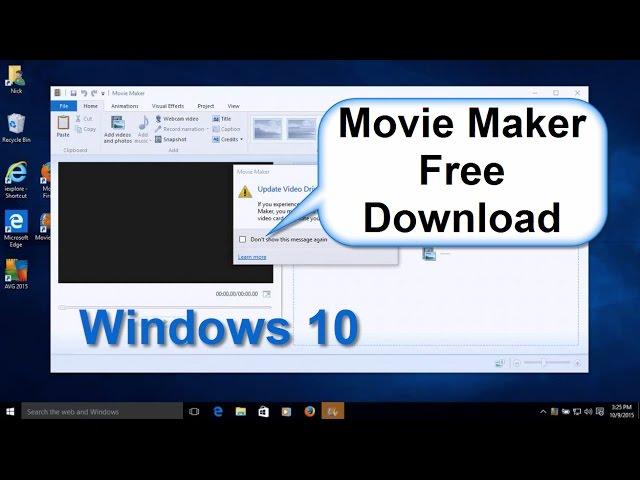 Windows 10: How to Download Windows Movie Maker & Install  Free & Easy