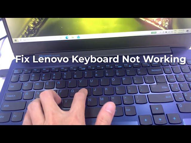 How To Fix Lenovo Keyboard Not Working Windows 10