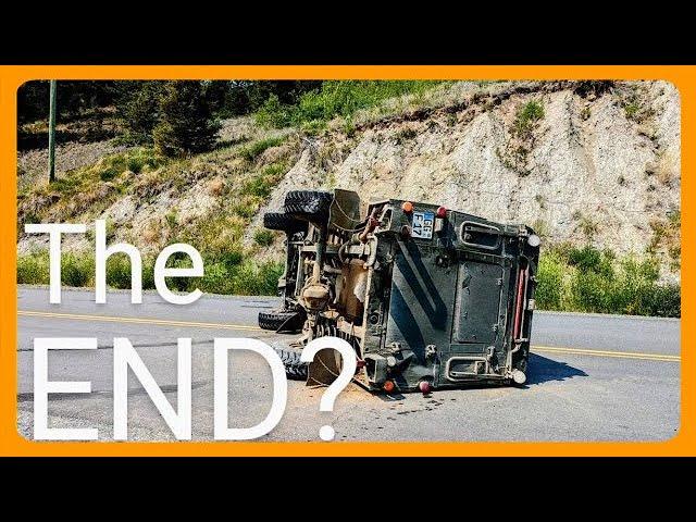 I crash the Defender // Overlanding in Canada - S01E24