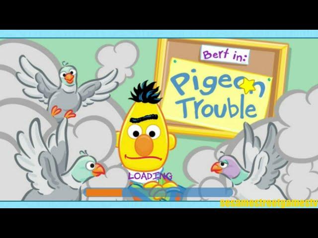 Sesame Street Bert in Pigeon Trouble House Organizing Game Online