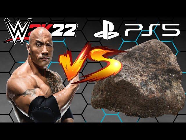 WWE2K22 THE ROCK VS A ROCK