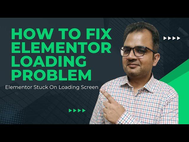 how to fix Elementor loading problem Elementor Stuck On Loading Screen