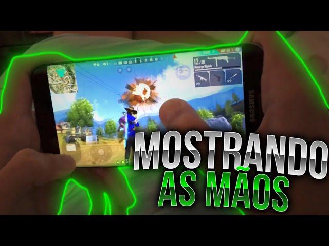 MACRO MOBILE??? MOSTRANDO MINHAS MÃOS JOGANDO!! (HandCam) - Highlights Free Fire