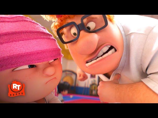 Despicable Me 4 (2024) - OUCH! Edith vs. Karate Master Scene | Movieclips