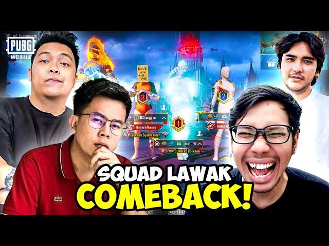 AKU TERINGAT SEASON SATU! AKHIRNYA SQUAD LAWAK KEMBALI! - PUBG MOBILE