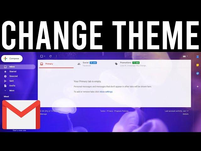 How to Change Background Theme on Gmail