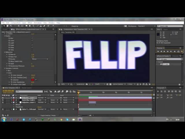 Как сделать интро в Cinema 4D и Adobe After Effects/How to make a intro in C4D/AE