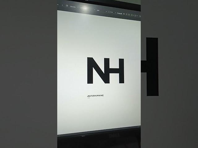 natur human logo design speed art #logodesign #brandidentity #speedart