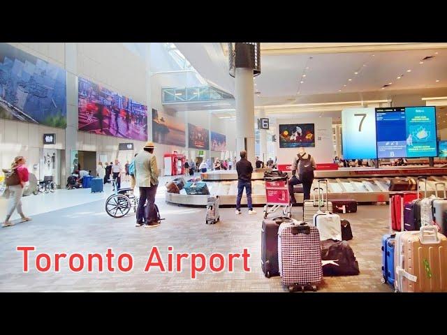 Toronto Airport International Arrival Walk July 2024  Canada Travel vlogs