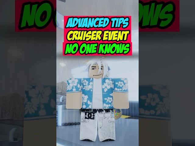 ADVANCED TIPS For CRUISER LIMITED EVENT #fisch