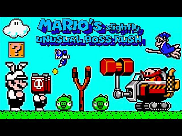 Mario's Slightly Unusual Boss Rush|Playthrough|Fan-Game #supermariobros #fangame #retrogaming