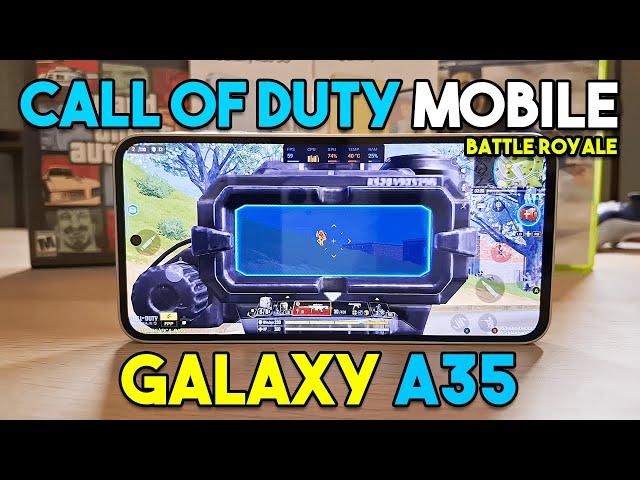 Así es CALL OF DUTY MOBILE vs SAMSUNG GALAXY A35 - 60 fps SÚPER ESTABLES - Battle Royale