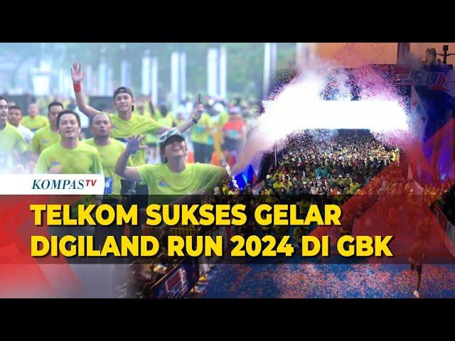 Telkom Sukses Gelar Digiland Run 2024 di GBK