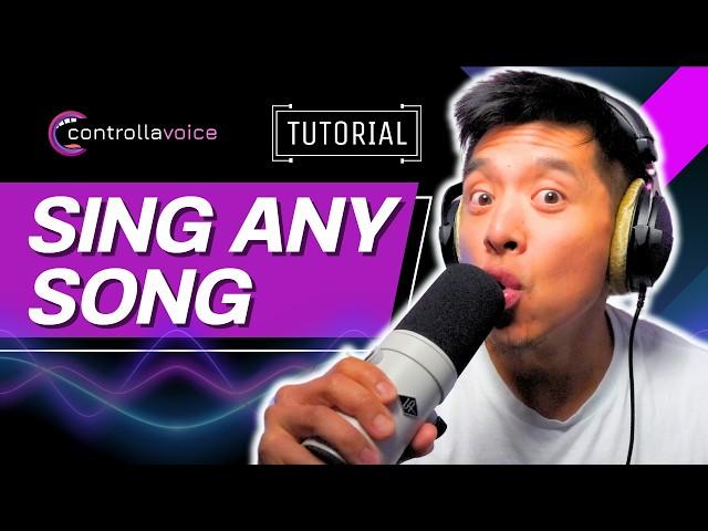 How to Hear YOUR Voice Sing ANY Pop Song Using AI