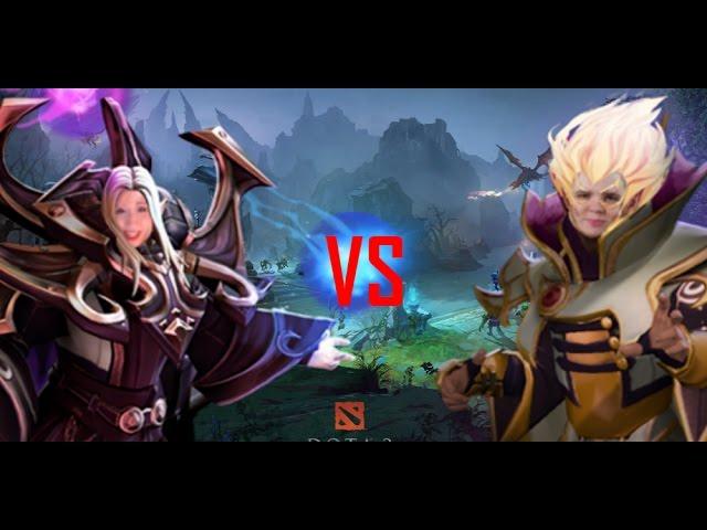 AdmiralBulldog and SinnedDonut 1vs1 Invoker and Meepo matchup