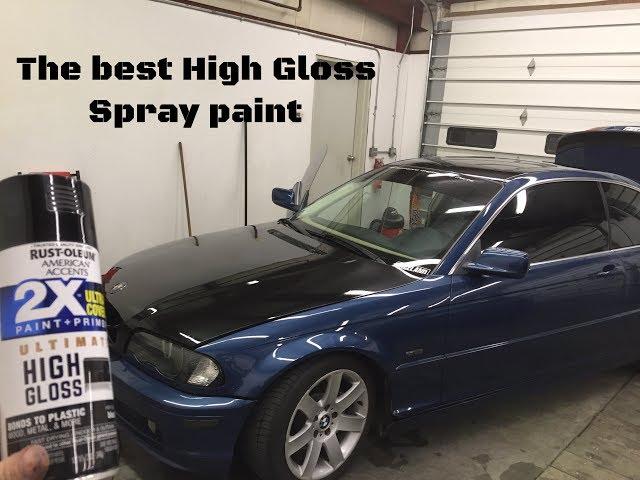 The Best spray can paint for high gloss. (Hood has imperfections)