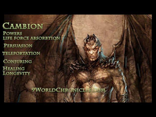 Cambion human demon hybrid  a supernatural creature born of the mating of a human and a demon