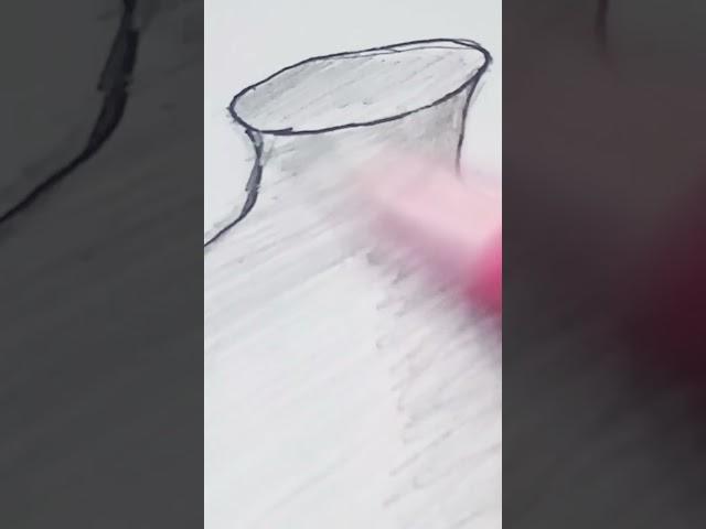 how to draw a vase