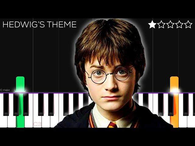 Hedwig’s Theme - Harry Potter | EASY Piano Tutorial