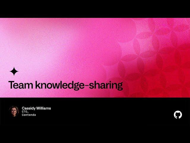 Team knowledge-sharing - Universe 2022