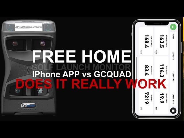 FREE HOME GOLF LAUNCH MONITOR APP Does it ACTUALLY Work