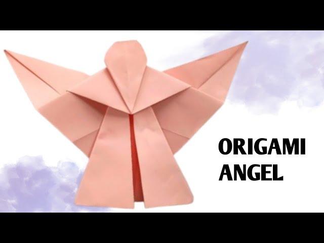 Origami Angel: Origami crafting Spread Love Beautiful Paper Angel!  #viral #viralvideo