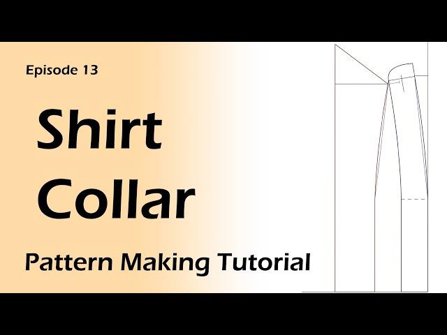 How to Make Shirt collar patterns _ Collar and Collar Stand Making [Pattern Making Tutorial]