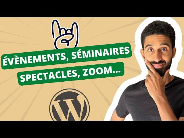 Créer et vendre des ÉVÈNEMENTS sur WordPress : The Events Calendar