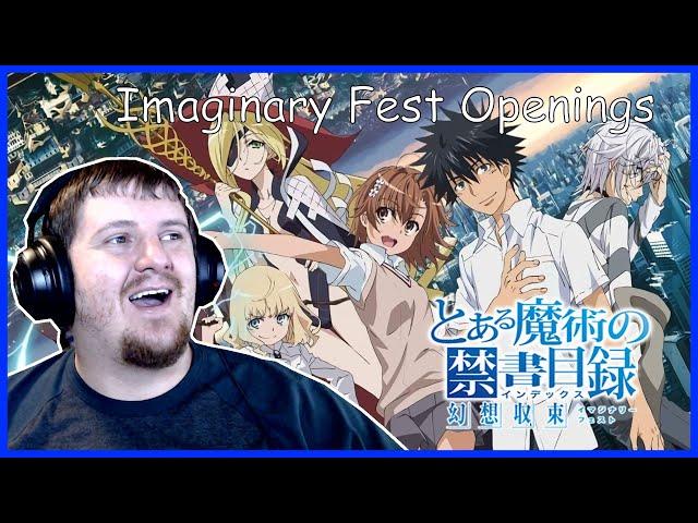 A Certain Magical Index Imaginary Fest Openings 1&2: Reaction/ I guess its a mobile game