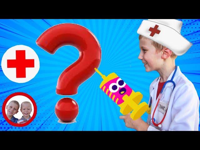 Doctor Set Toys| Elmo's Doctor Visit ! Mike and Jake Pretend Play/Doctor Kit  डॉक्टर सेट العاب دكتور