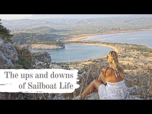 PILOS In Greece And High Wind Sailing l The Pros And Cons Of Living On A Sailboat