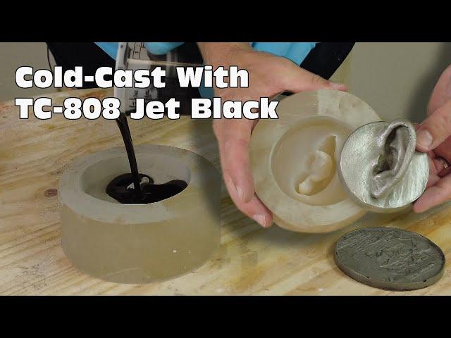 Cold Casting Using TC-808 Jet Black Resin Using Dusting Method