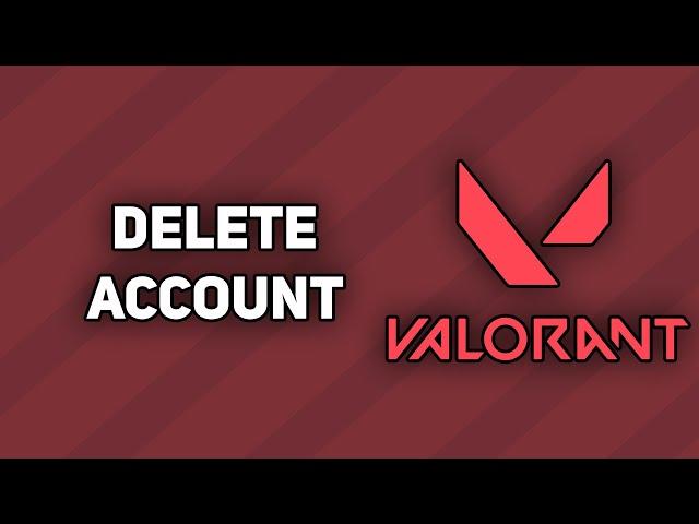 How To Delete Valorant Account | 2023 Easy